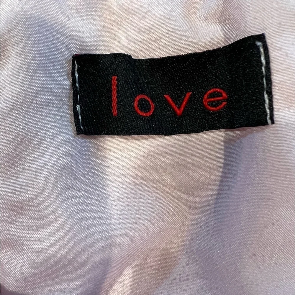 LOVE  -  Pink Strapless Empire Waist Dress w/built-in padded bra-  Size 12 - Picture 11 of 12